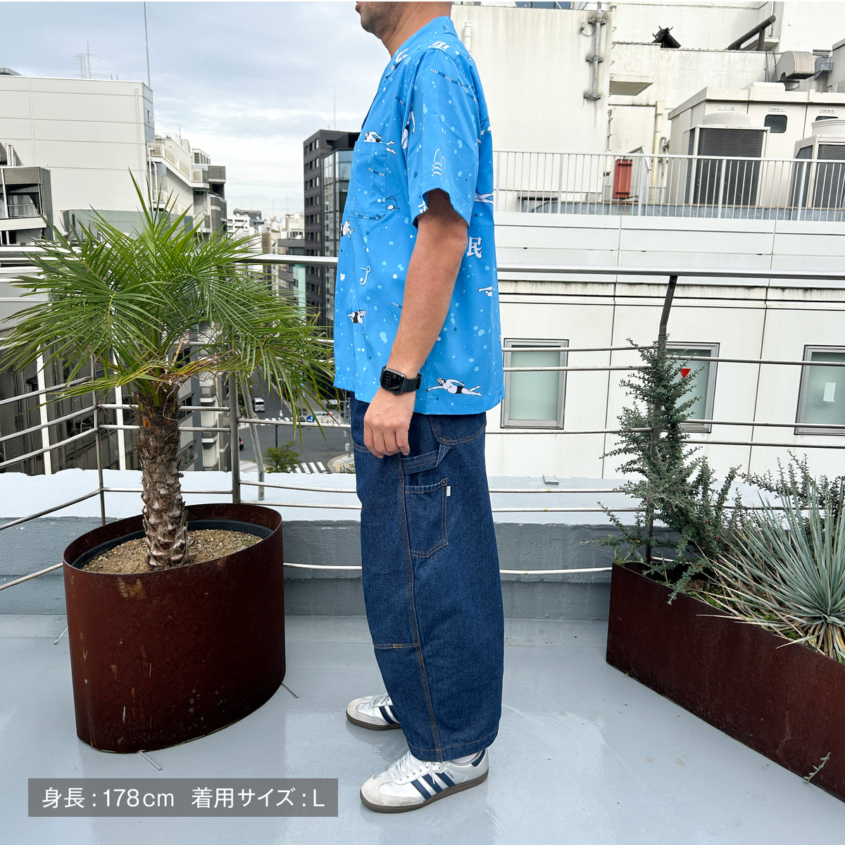 【予約商品】ロバート秋山の市民プール万歳 アロハシャツ