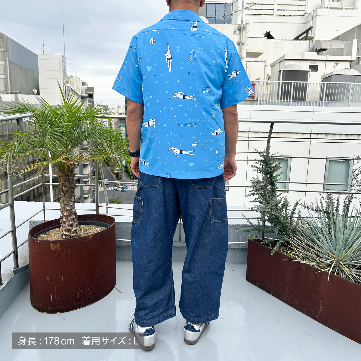 【予約商品】ロバート秋山の市民プール万歳 アロハシャツ