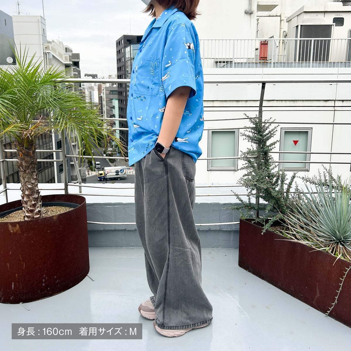 【予約商品】ロバート秋山の市民プール万歳 アロハシャツ