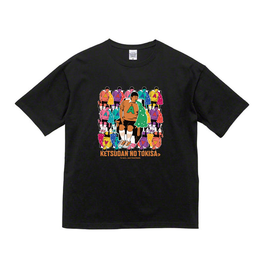 秋山歌謡祭 ごめんよ…コーイチ。 ビッグシルエットTシャツ　BLACK